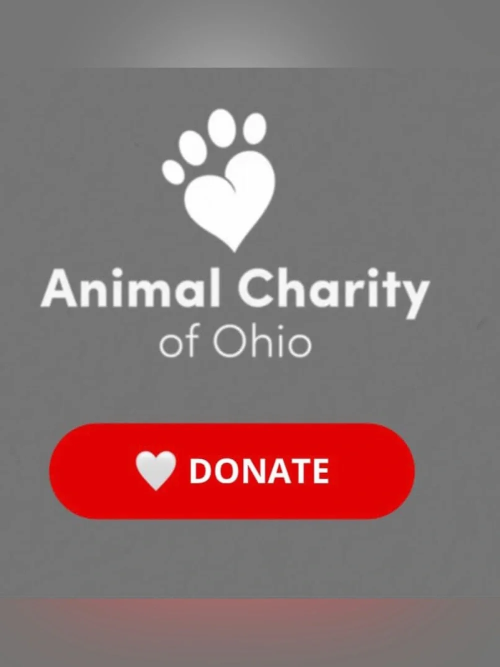 100% THIS DONATION GOES TO Animal Charity of Ohio - Picture 1 of 4